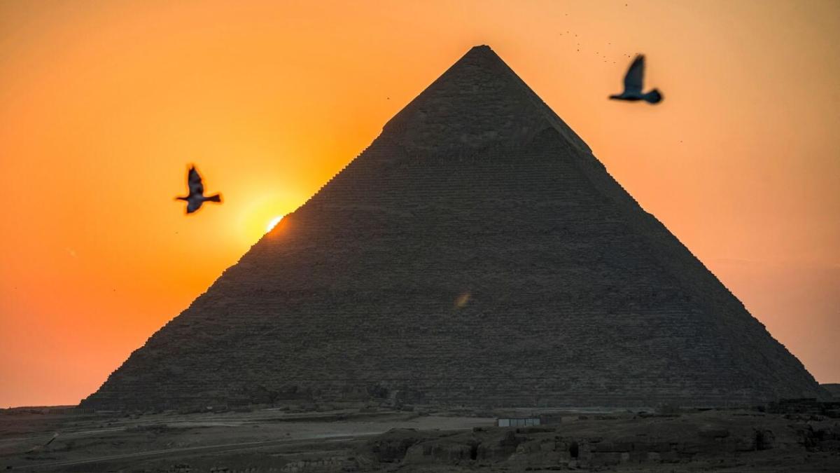 A pyramid in Giza